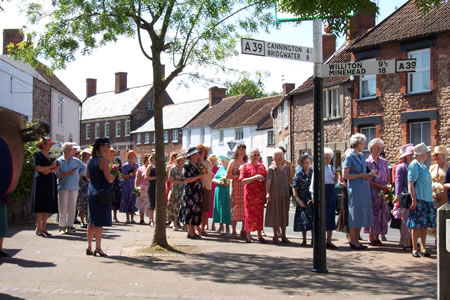 Women's walk in Nether Stowey