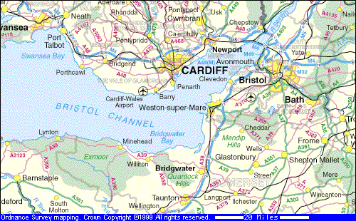 Images produced from the Ordnance Survey Get-a-map service.